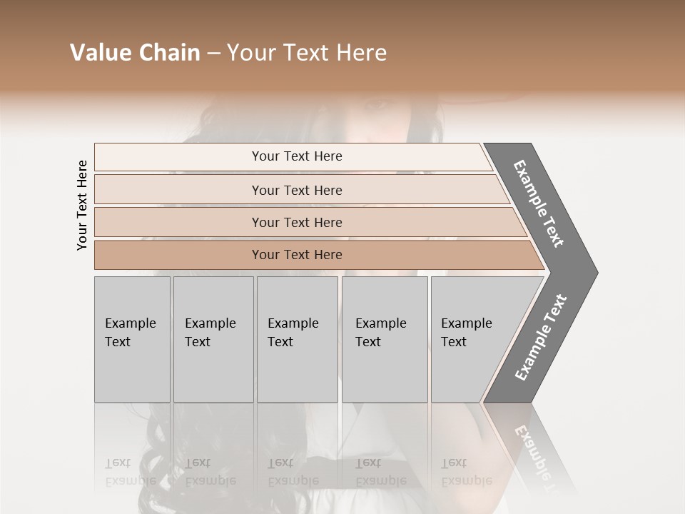 Living Wavy Pretty PowerPoint Template