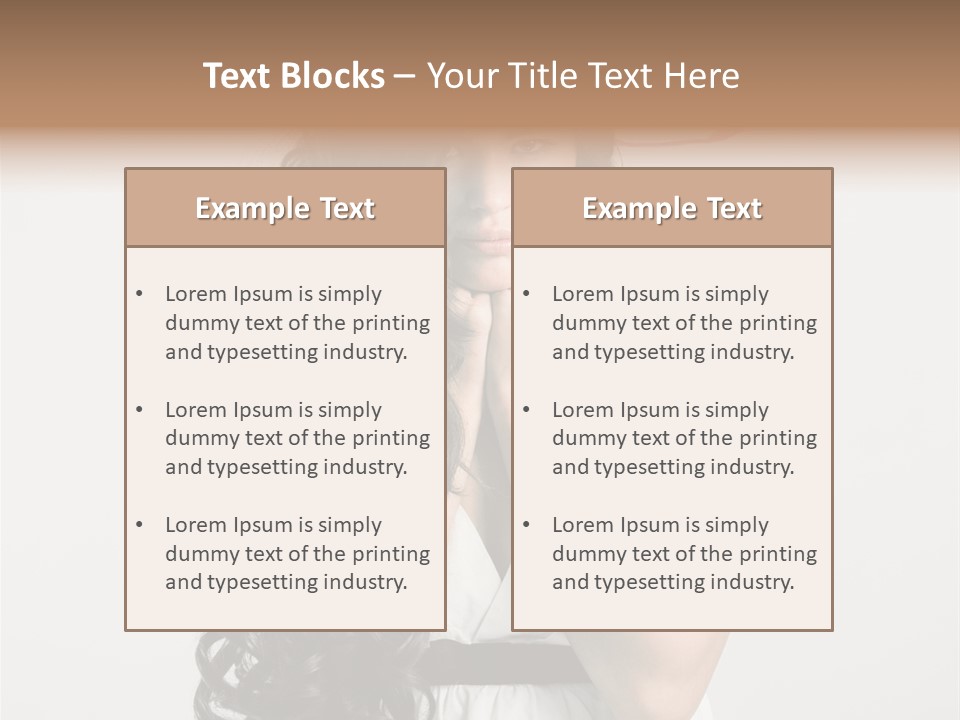 Living Wavy Pretty PowerPoint Template