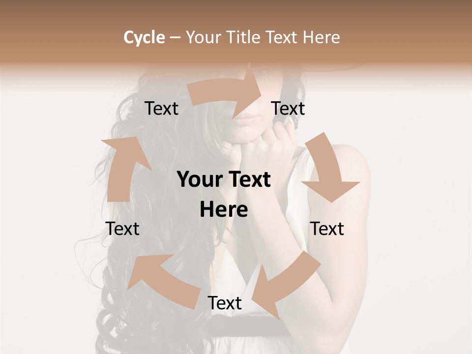 Living Wavy Pretty PowerPoint Template