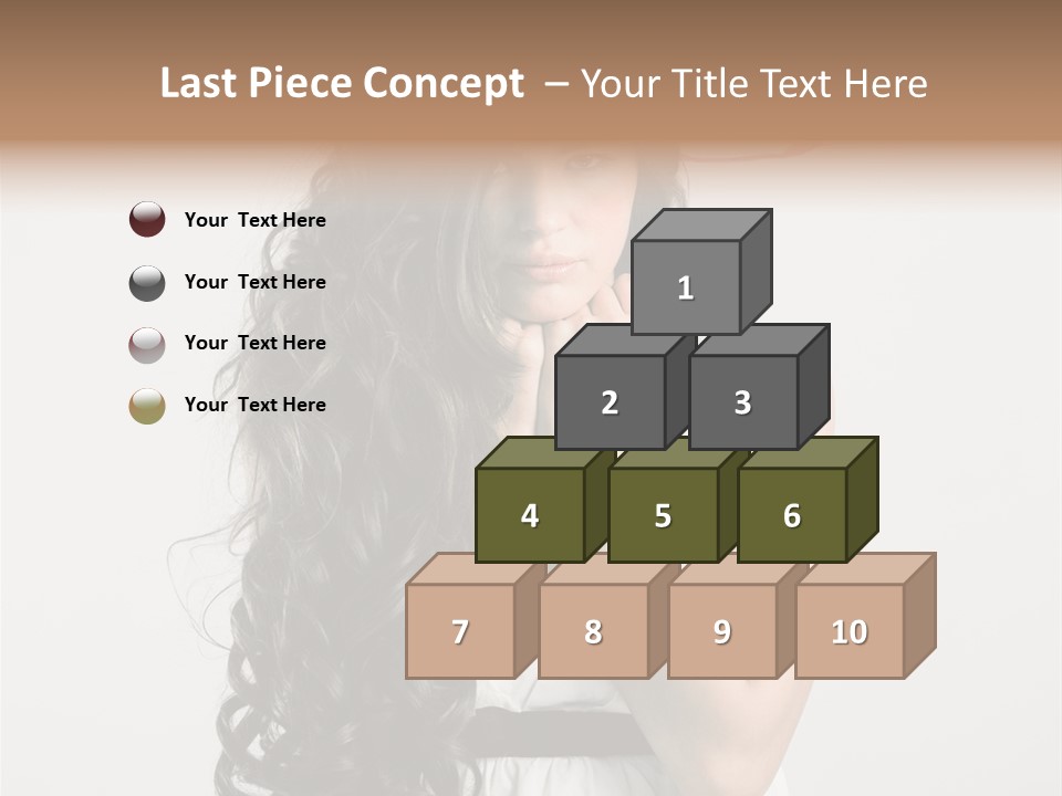 Living Wavy Pretty PowerPoint Template