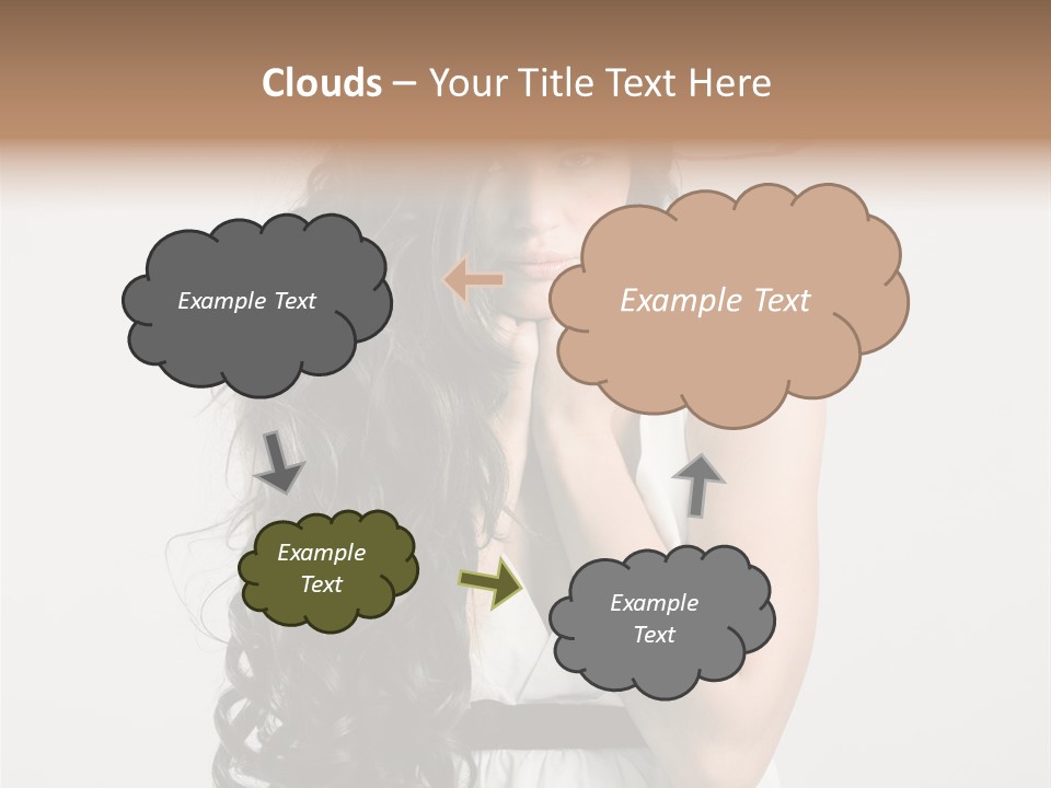 Living Wavy Pretty PowerPoint Template