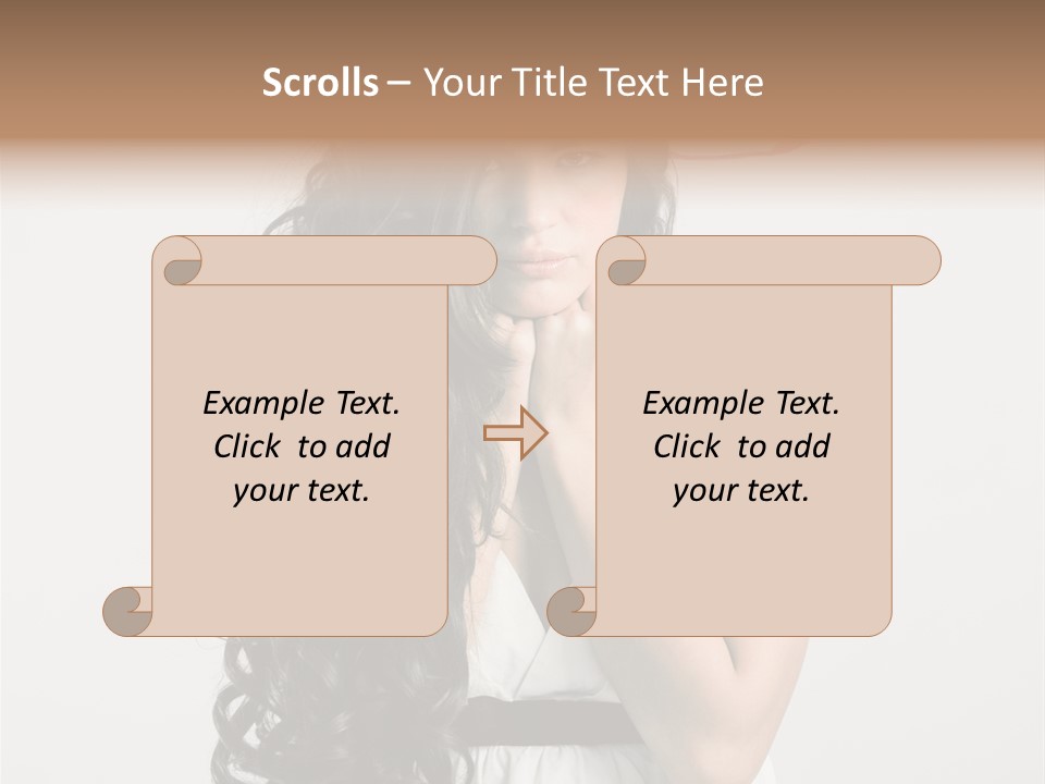 Living Wavy Pretty PowerPoint Template