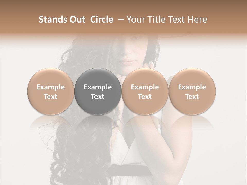 Living Wavy Pretty PowerPoint Template