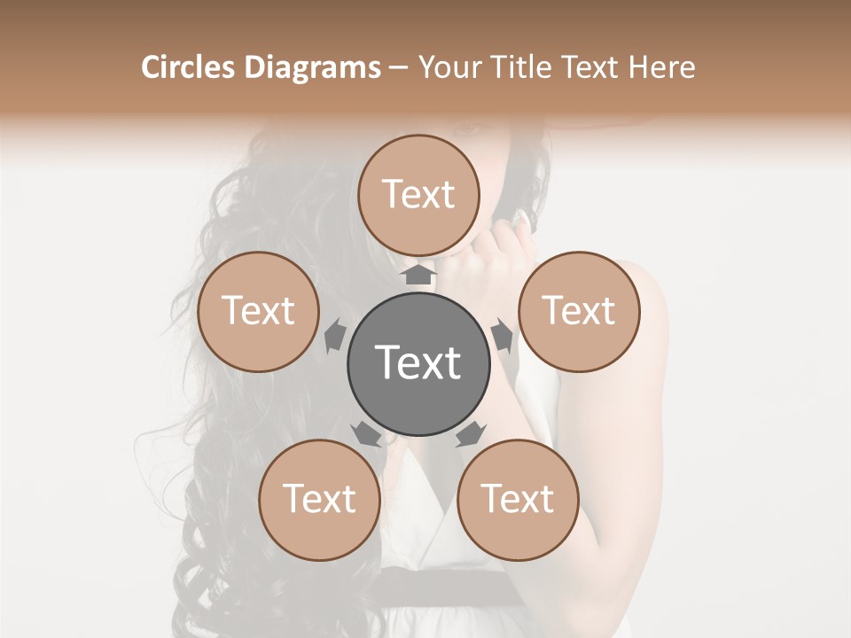 Living Wavy Pretty PowerPoint Template