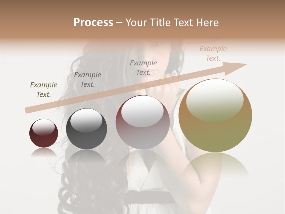 Living Wavy Pretty PowerPoint Template