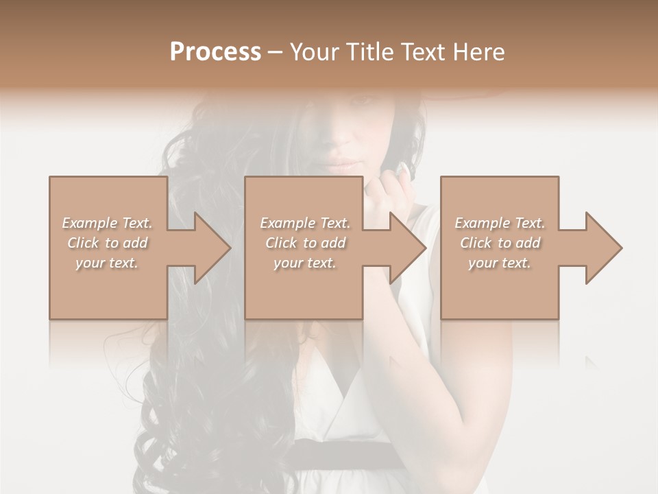 Living Wavy Pretty PowerPoint Template