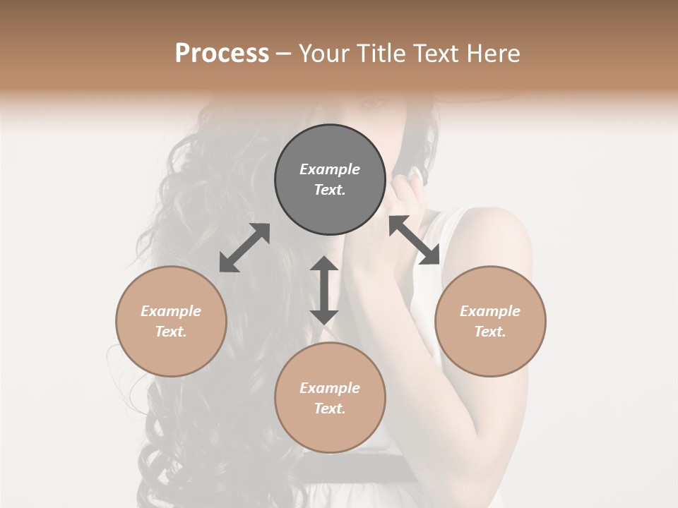 Living Wavy Pretty PowerPoint Template