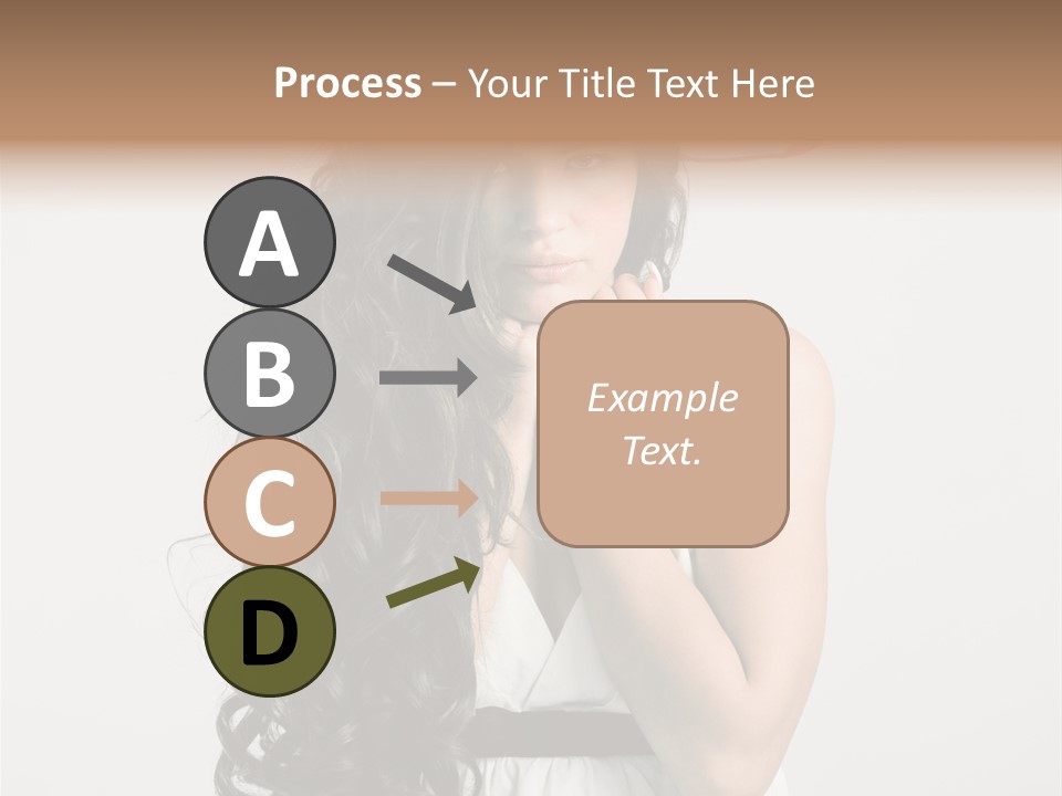 Living Wavy Pretty PowerPoint Template