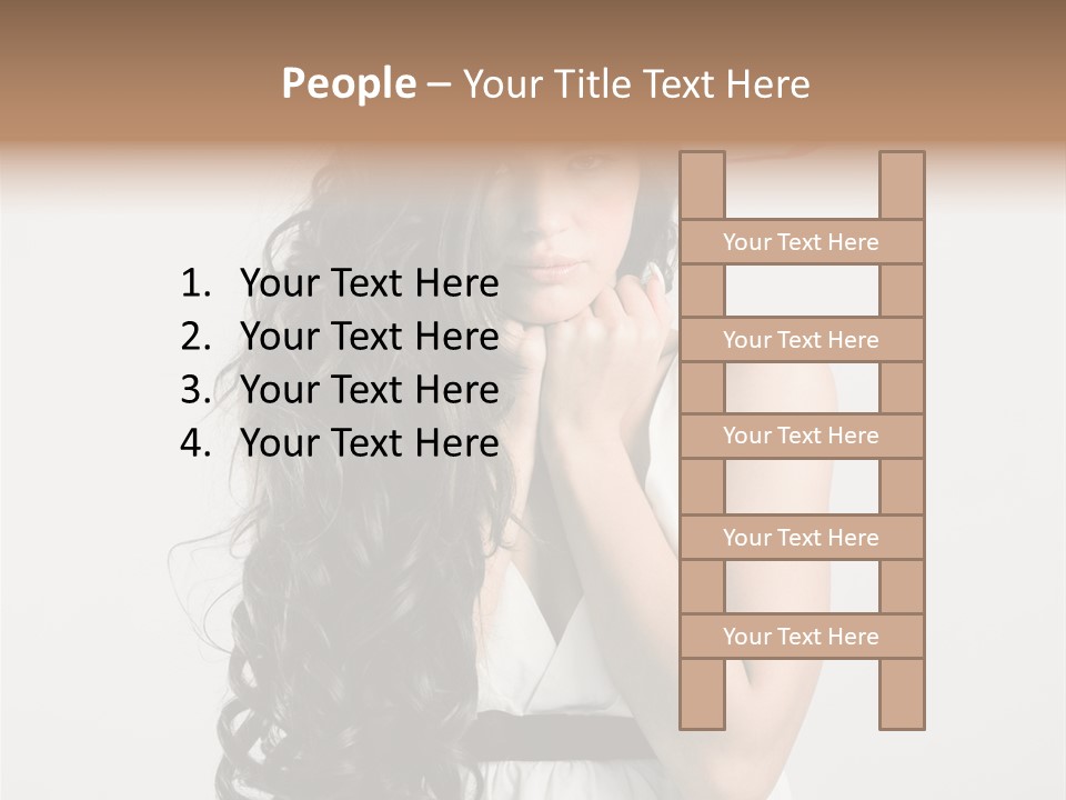 Living Wavy Pretty PowerPoint Template