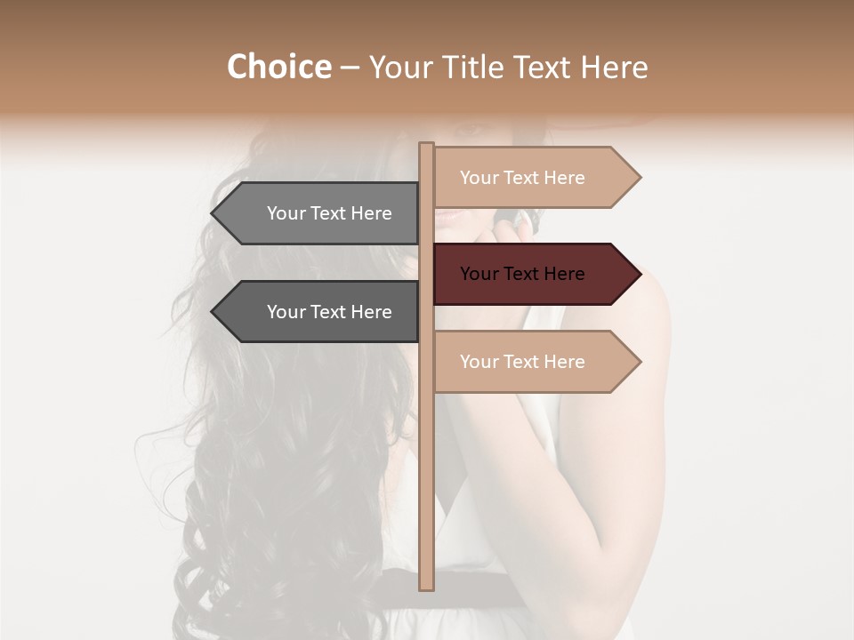 Living Wavy Pretty PowerPoint Template