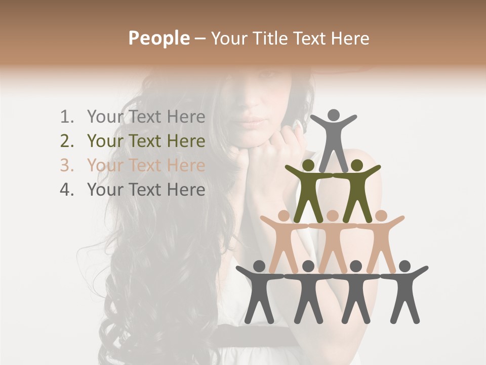 Living Wavy Pretty PowerPoint Template