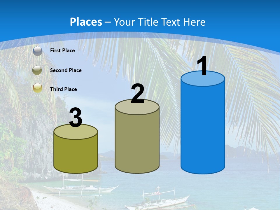 Tree Blue Relax PowerPoint Template