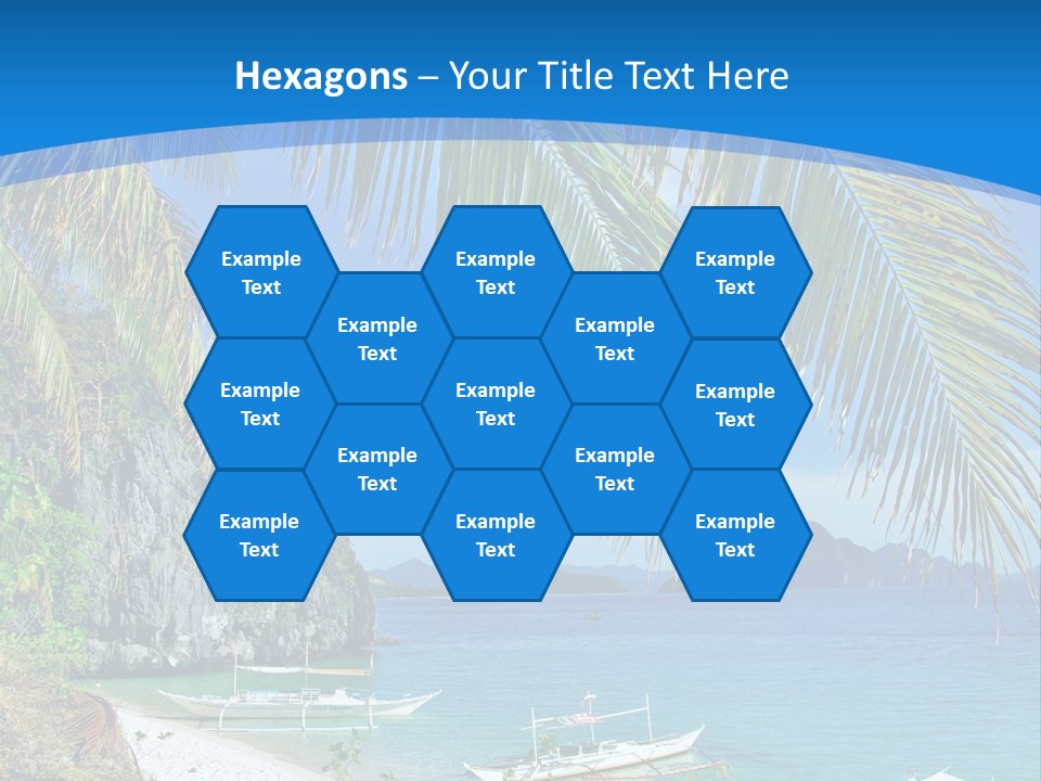 Tree Blue Relax PowerPoint Template