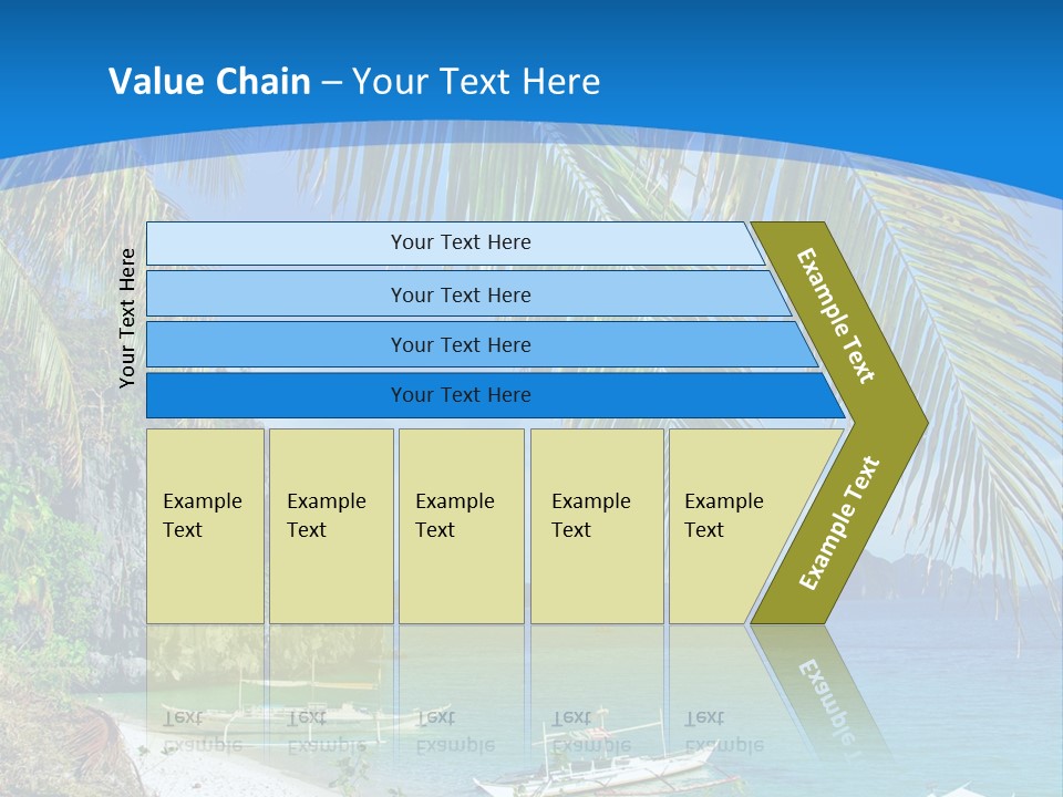 Tree Blue Relax PowerPoint Template