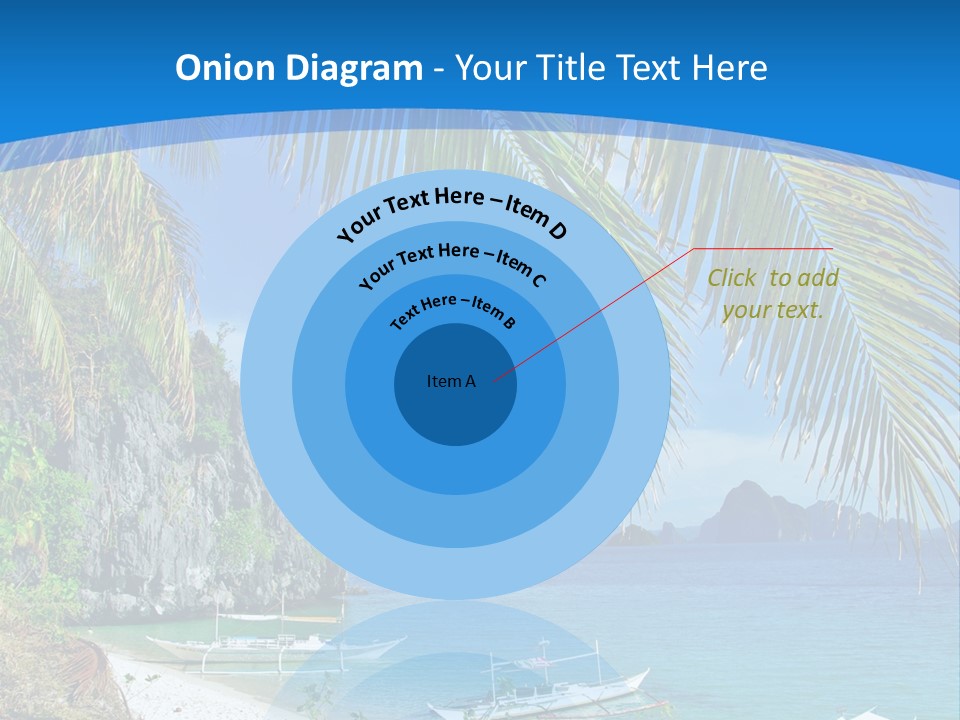 Tree Blue Relax PowerPoint Template