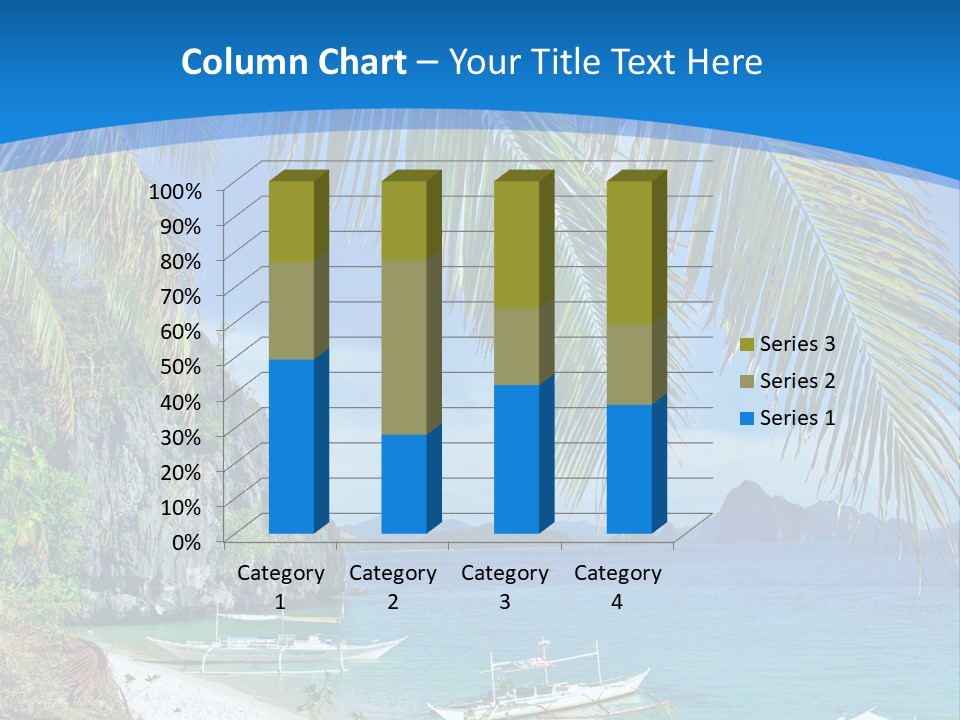 Tree Blue Relax PowerPoint Template