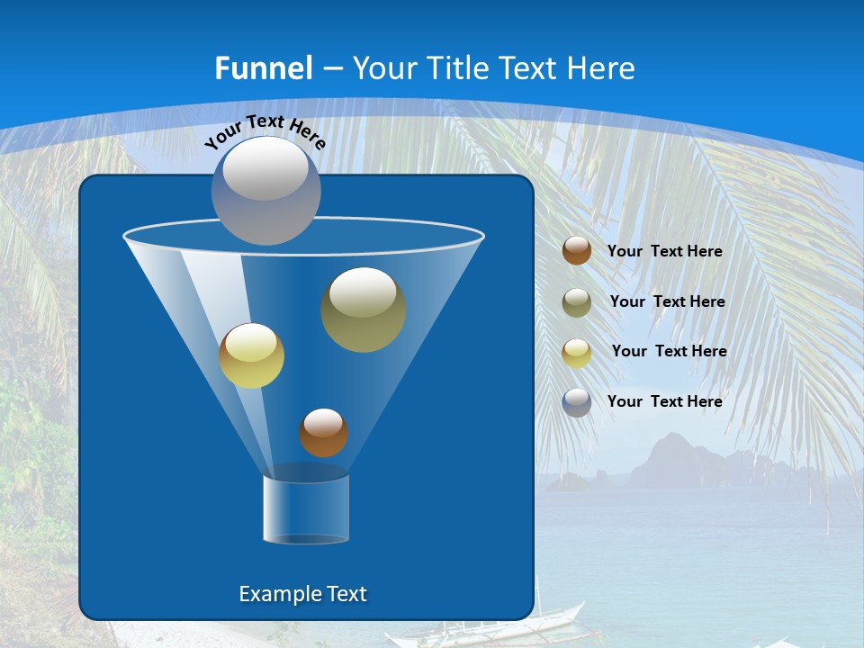 Tree Blue Relax PowerPoint Template