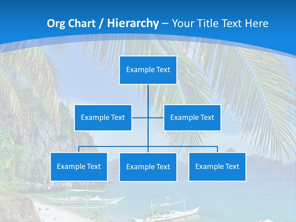 Tree Blue Relax PowerPoint Template