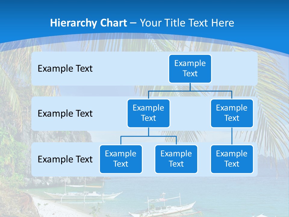 Tree Blue Relax PowerPoint Template