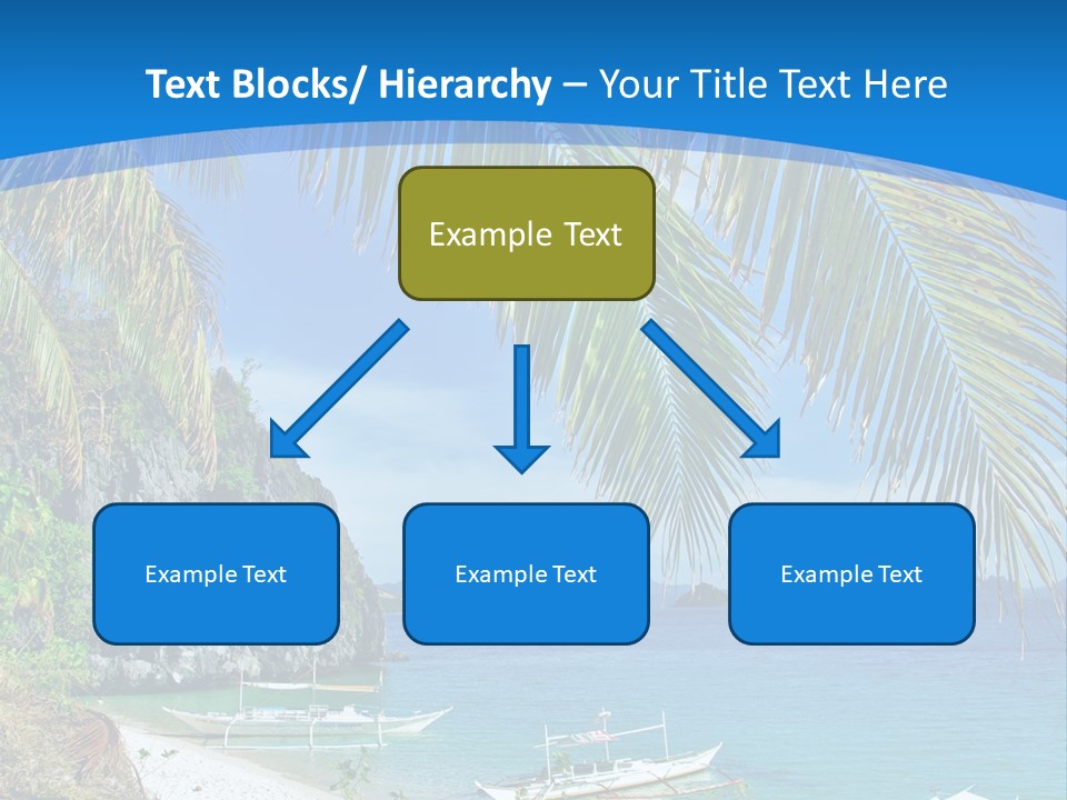 Tree Blue Relax PowerPoint Template