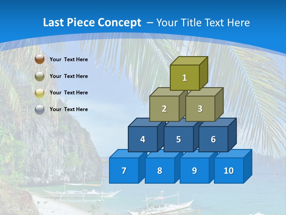 Tree Blue Relax PowerPoint Template