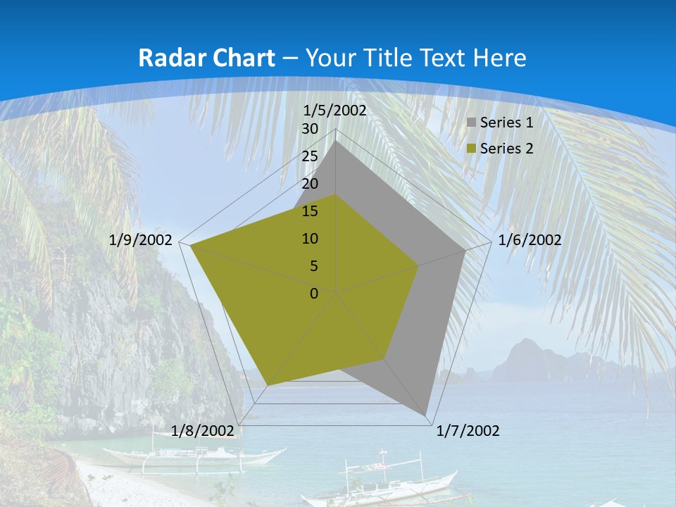 Tree Blue Relax PowerPoint Template