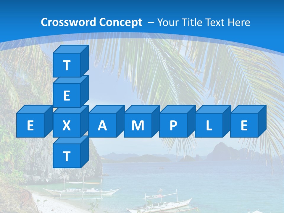 Tree Blue Relax PowerPoint Template