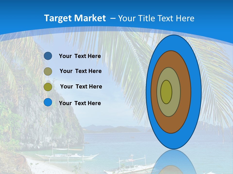 Tree Blue Relax PowerPoint Template