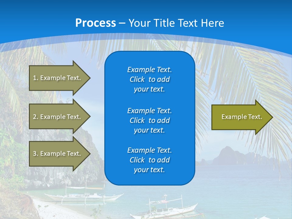 Tree Blue Relax PowerPoint Template