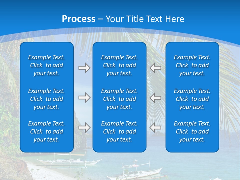 Tree Blue Relax PowerPoint Template