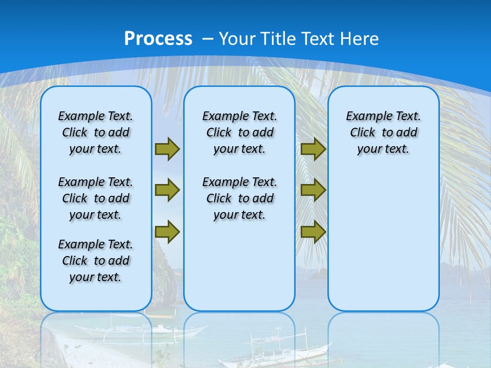 Tree Blue Relax PowerPoint Template