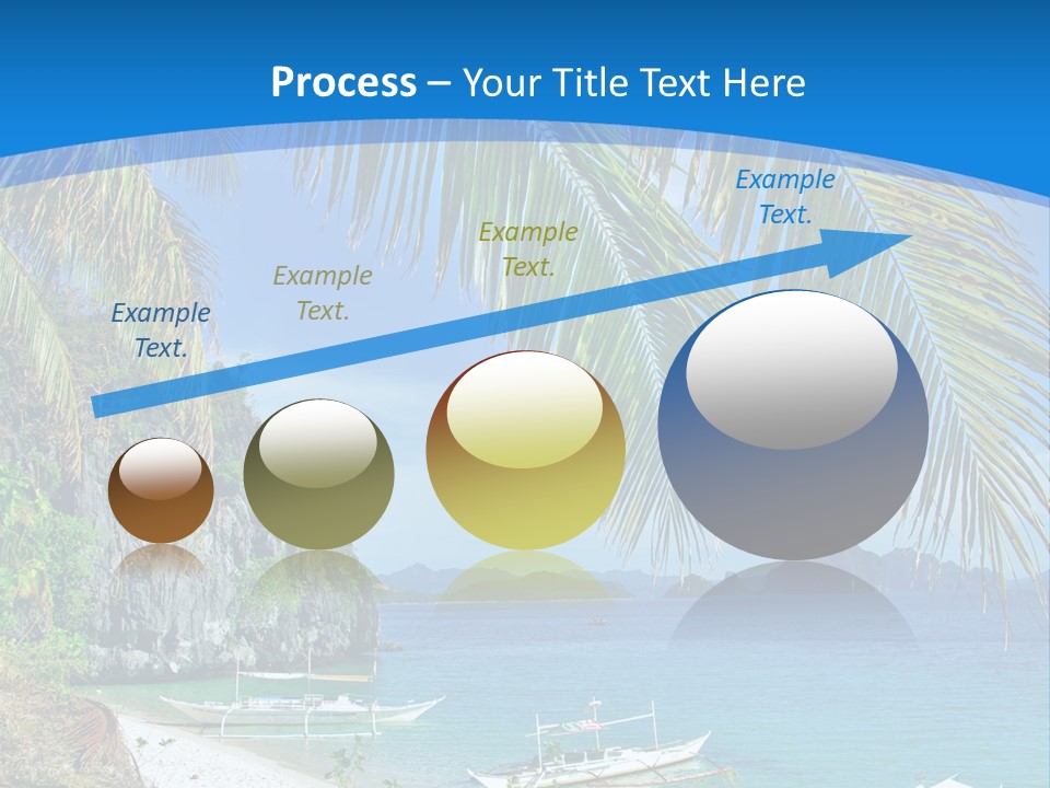 Tree Blue Relax PowerPoint Template
