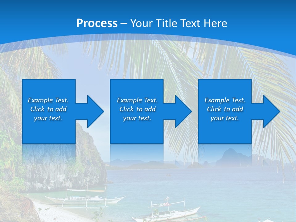Tree Blue Relax PowerPoint Template