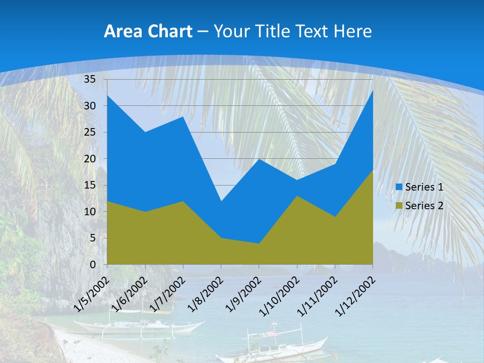 Tree Blue Relax PowerPoint Template