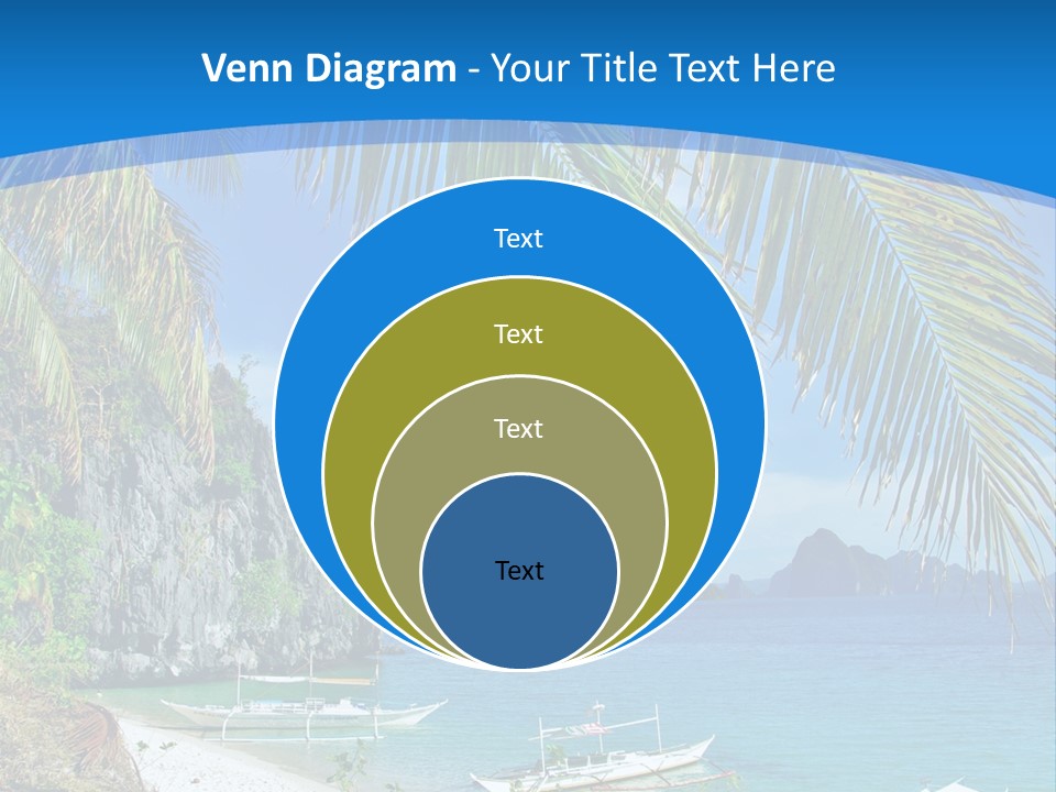 Tree Blue Relax PowerPoint Template