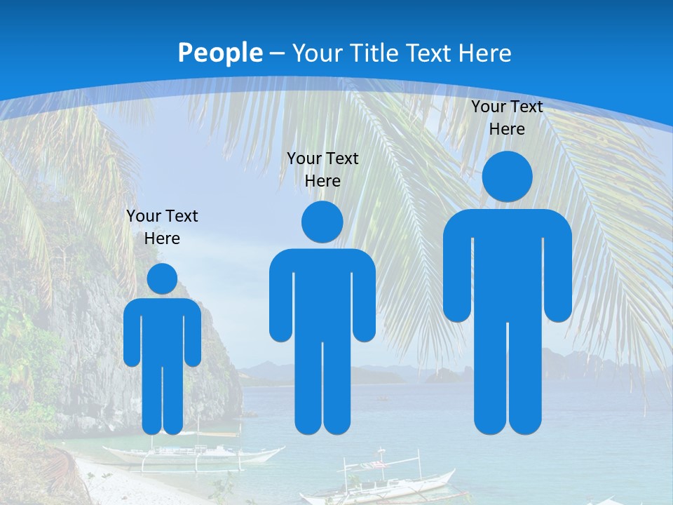 Tree Blue Relax PowerPoint Template