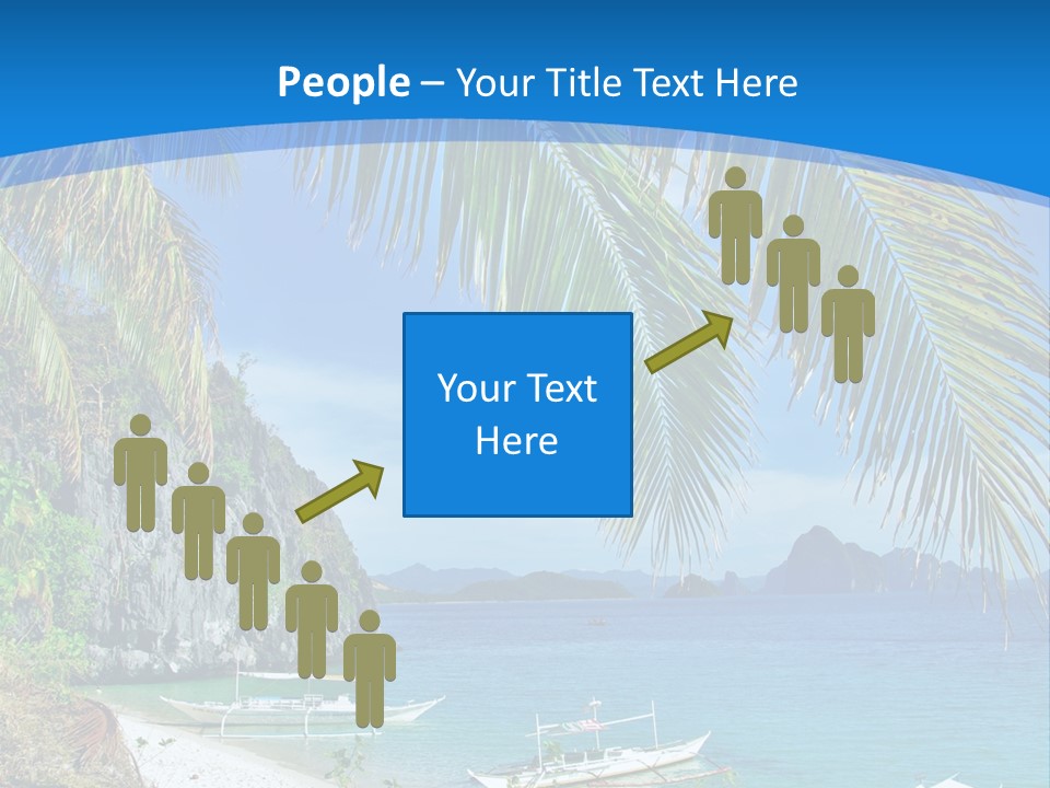 Tree Blue Relax PowerPoint Template