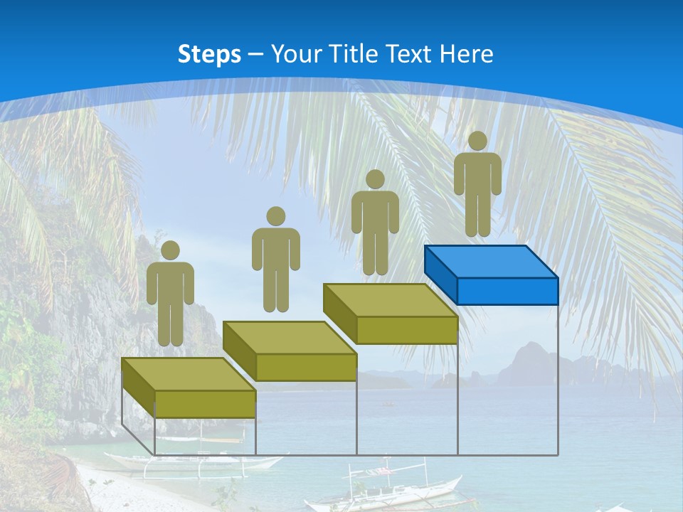 Tree Blue Relax PowerPoint Template