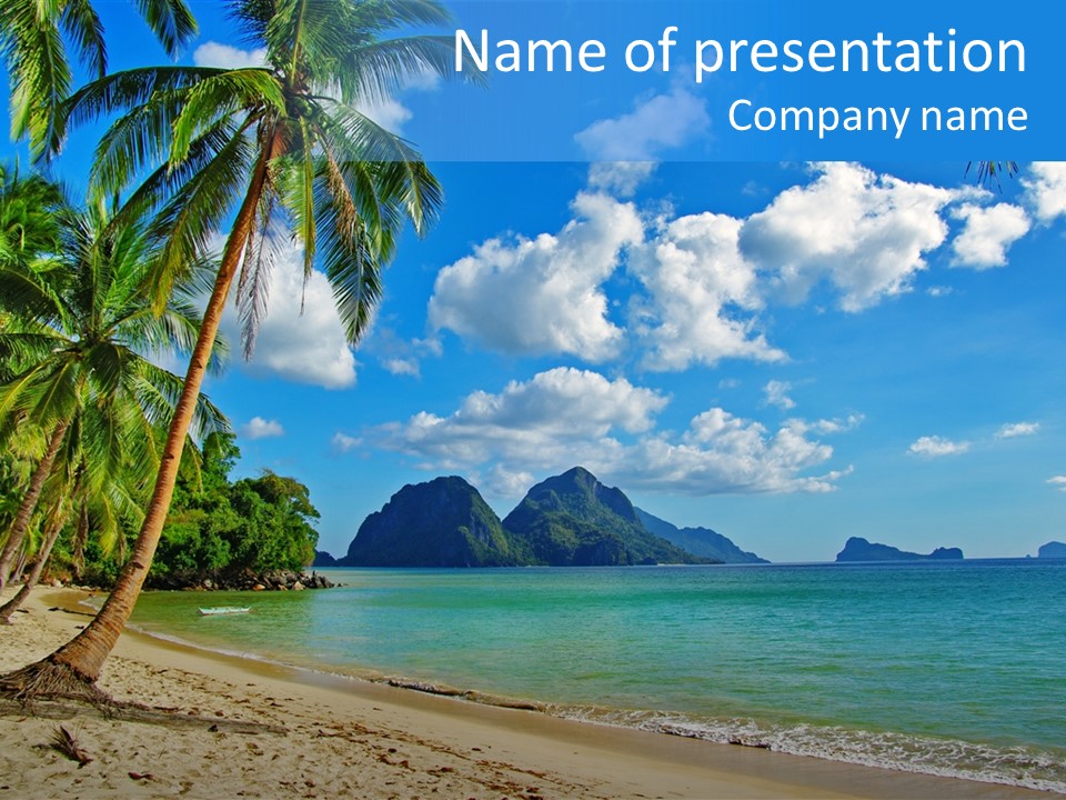 Coast Mountain Relax PowerPoint Template