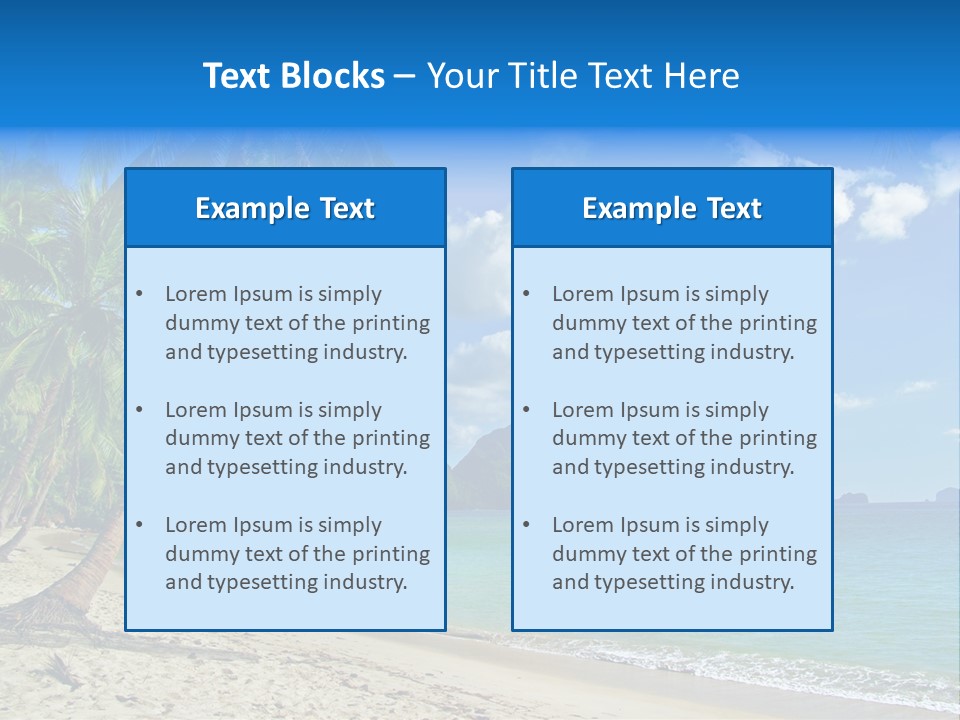Coast Mountain Relax PowerPoint Template