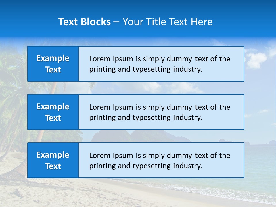 Coast Mountain Relax PowerPoint Template