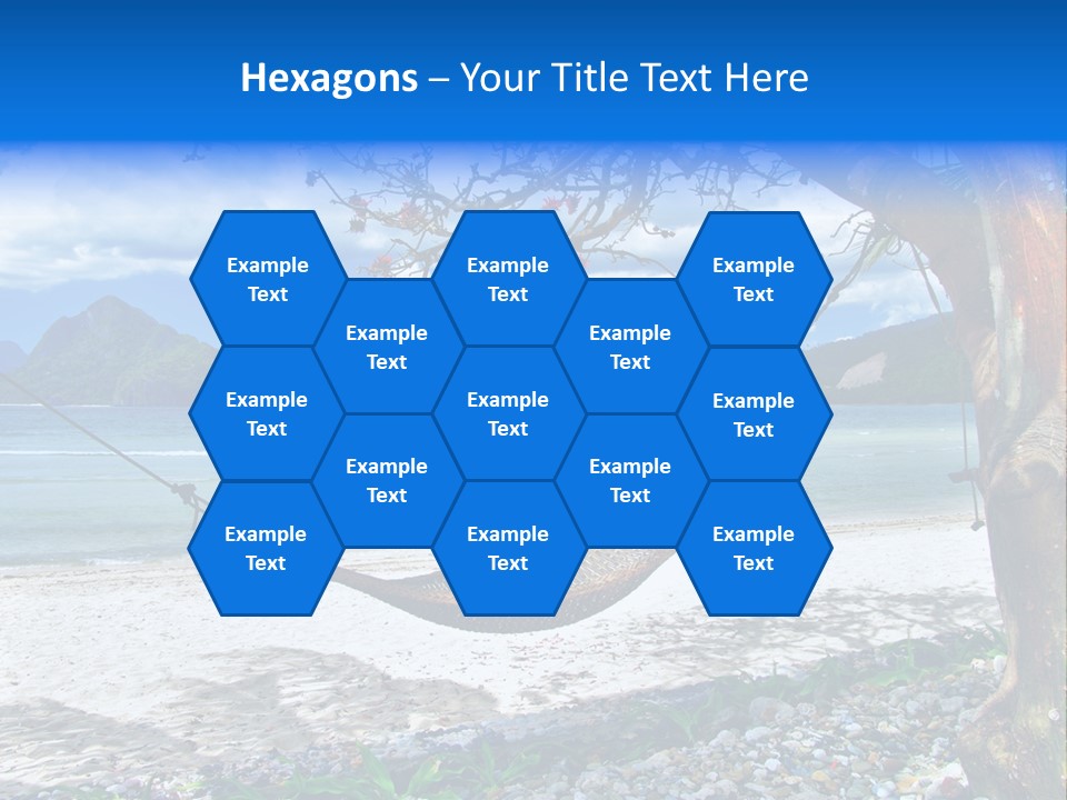 Sunny Summertime Sand PowerPoint Template