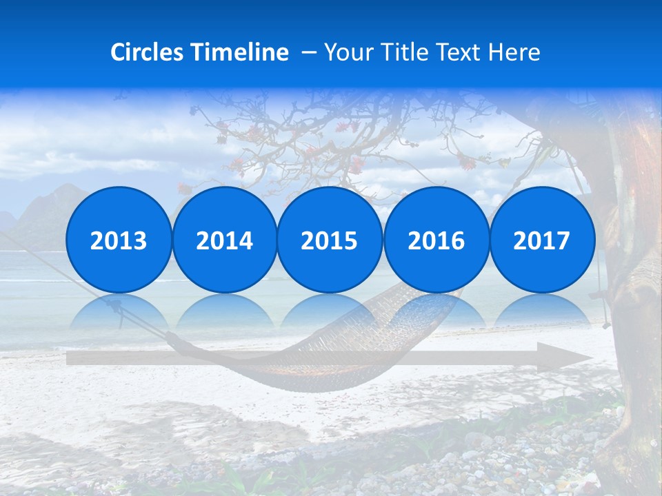 Sunny Summertime Sand PowerPoint Template