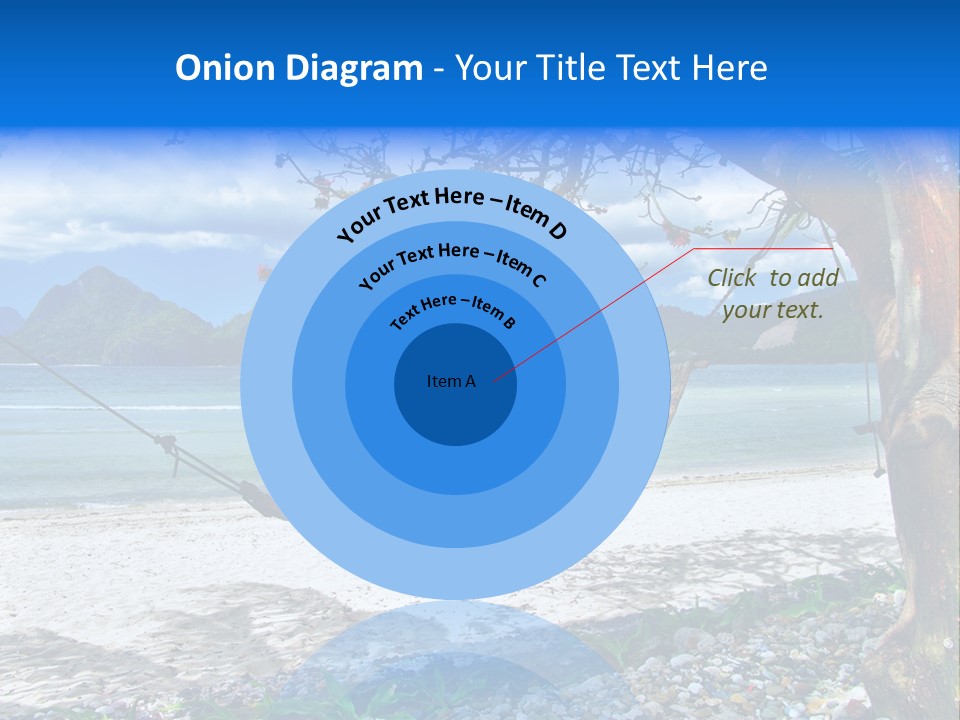 Sunny Summertime Sand PowerPoint Template