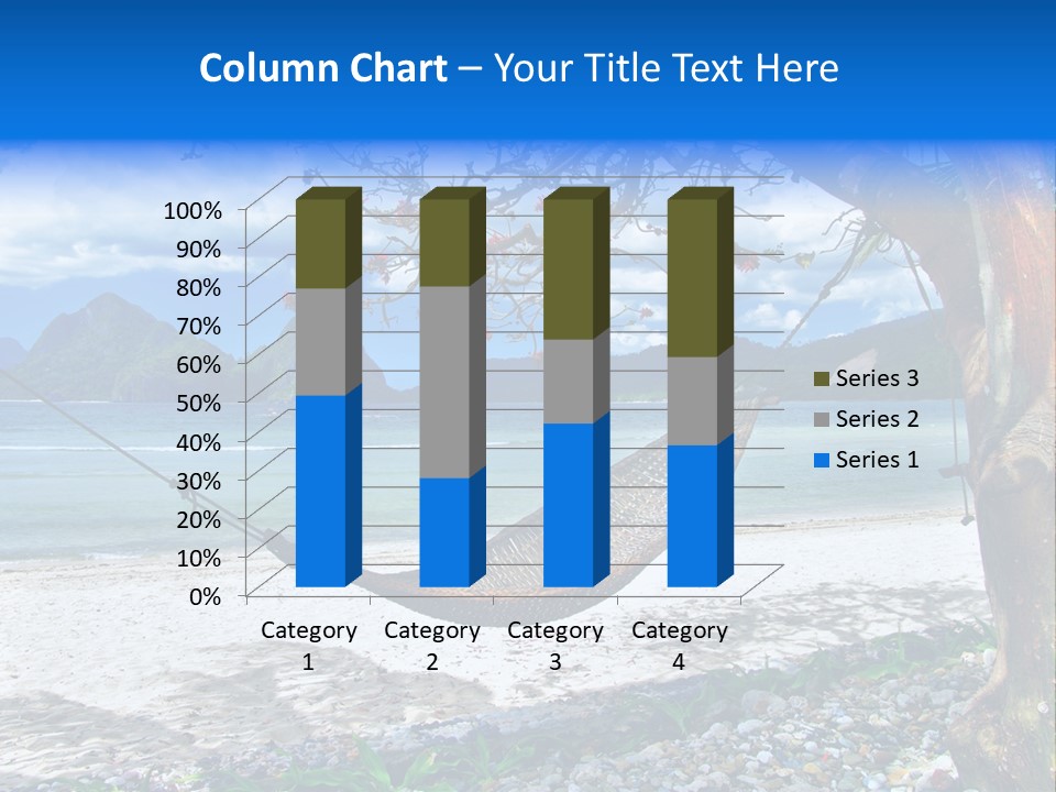 Sunny Summertime Sand PowerPoint Template
