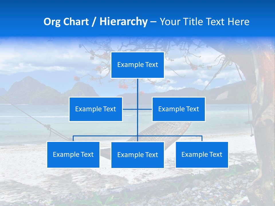 Sunny Summertime Sand PowerPoint Template