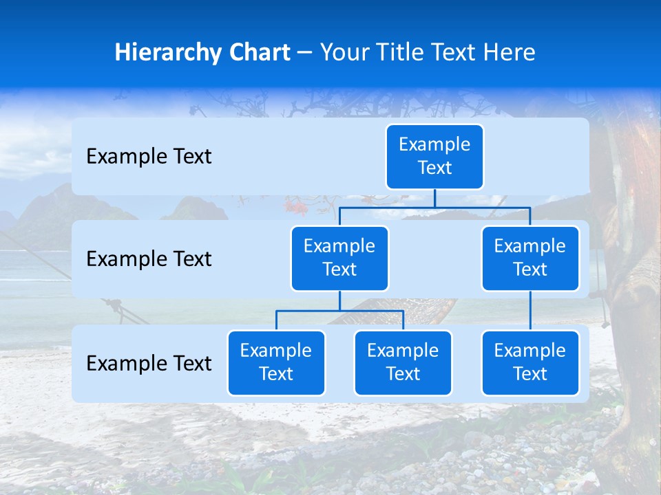 Sunny Summertime Sand PowerPoint Template