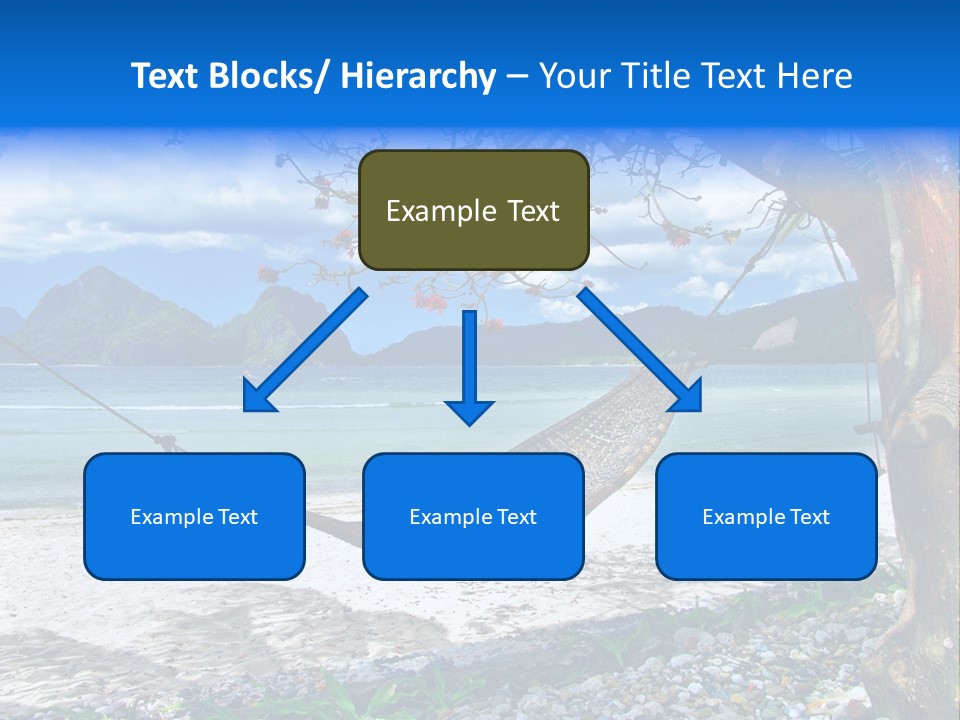 Sunny Summertime Sand PowerPoint Template
