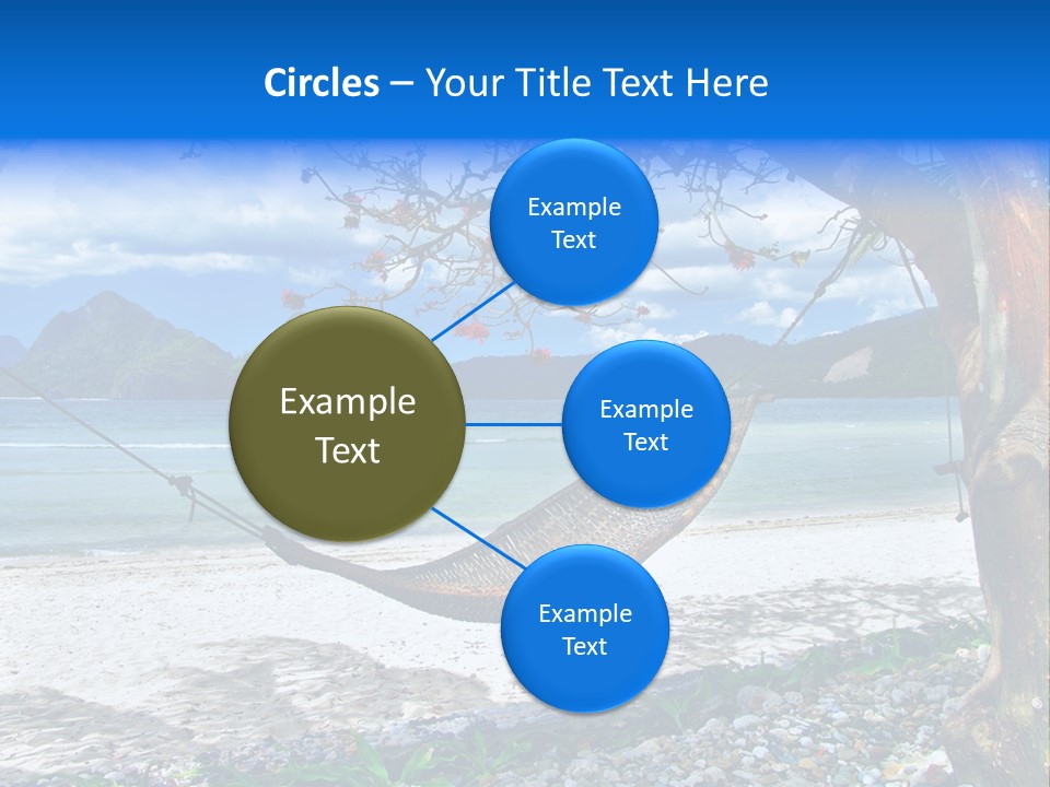 Sunny Summertime Sand PowerPoint Template