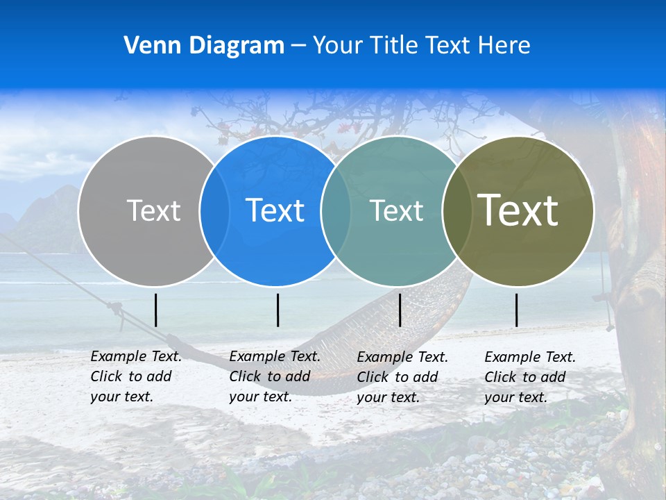 Sunny Summertime Sand PowerPoint Template